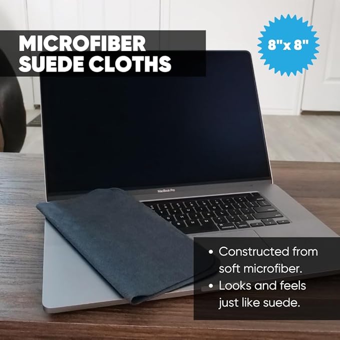 Premium Lens Screen Cleaning Cloth by Microfiber Wholesale | Gray | 8”x8” |