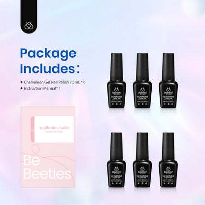 Beetles Jelly Gel Nail Polish Set, 6 Colors Milky White Nude Pink Brown Sheer Gel Polish Kit Nail Concealer Translucent Effect Soak Off Uv French Nail Art Gift for Women Ultimate Monochrome Collection