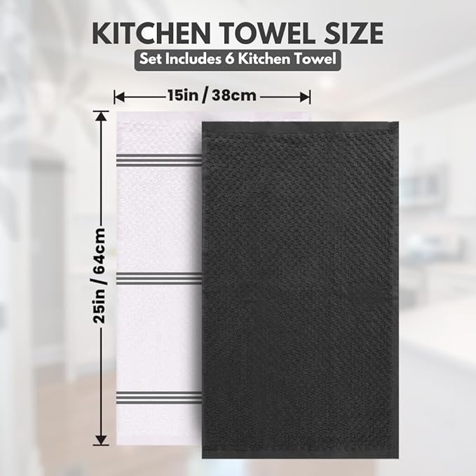 Infinitee Xclusives 100% Cotton Kitchen Towels