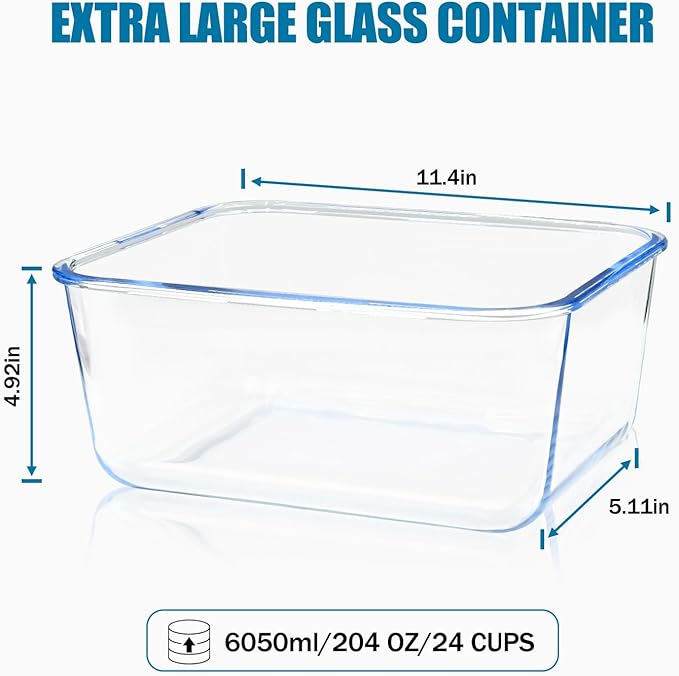 Large Glass Storage Containers