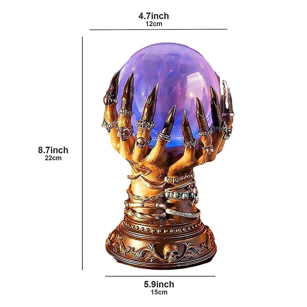 Dan&Dre Halloween Witch Celestial Flashing Crystal Ball for Decoration