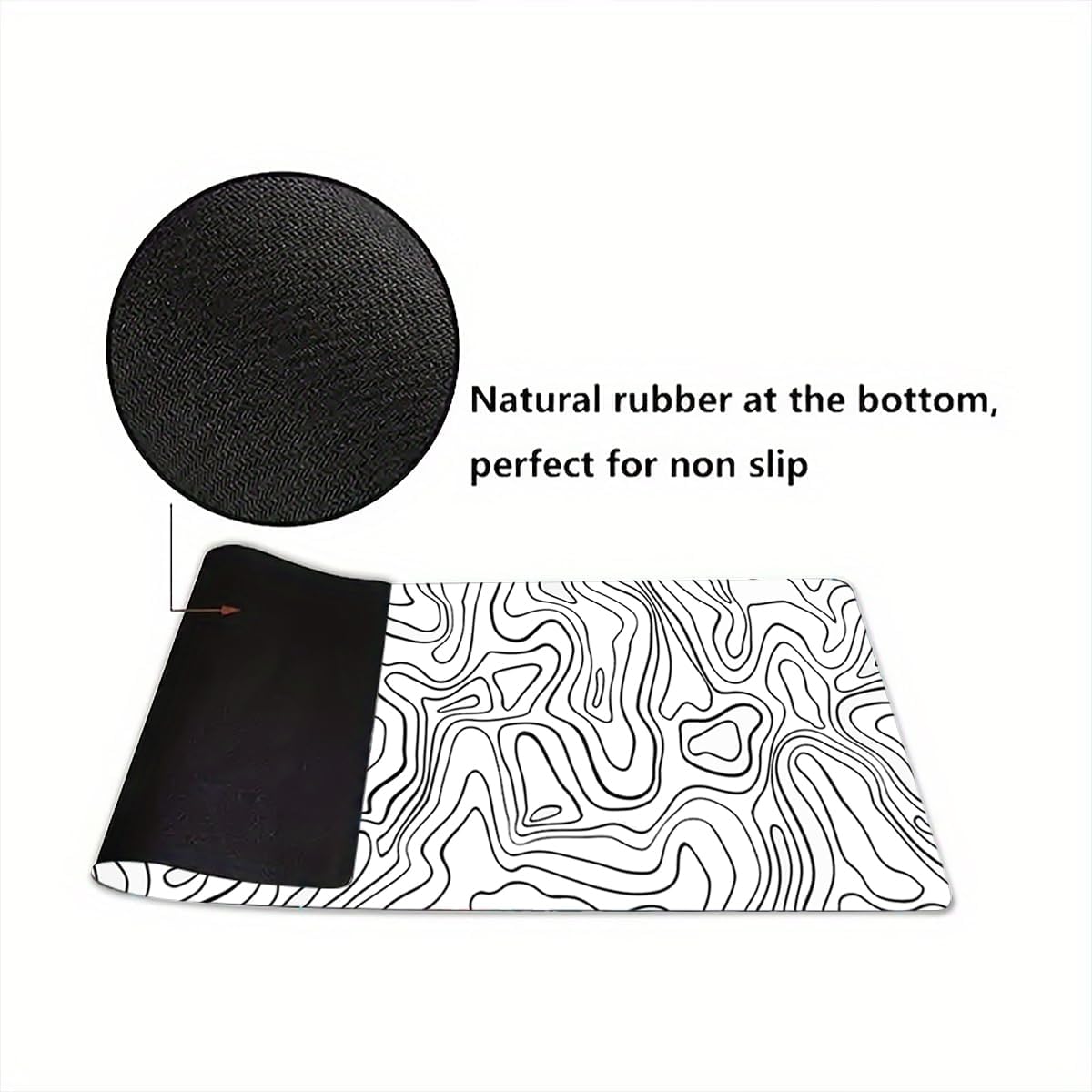 Rcege Large Mouse Pad for Desk - Gaming Mouse Pad with Non-Slip Base Stitched Edges, Desk Mat for Keyboard and Mouse
