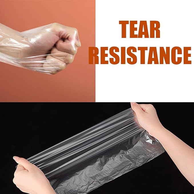 10 Pieces Plastic Drop Sheets for Painting, Waterproof and Dust-Proof Clear