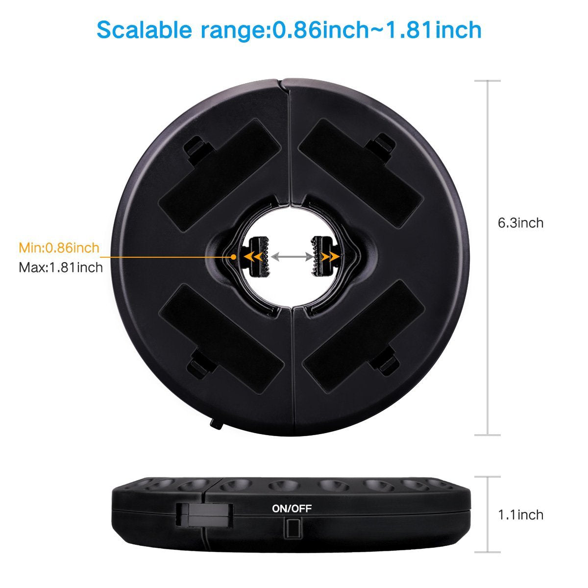 OYOCO Parasol Light Patio Umbrella Light 3 Brightness Modes Cordless 28 LED Lights at 200 lumens-4 x AA Battery Operated,Umbrella Pole Light for Patio Umbrellas,Camping Tents