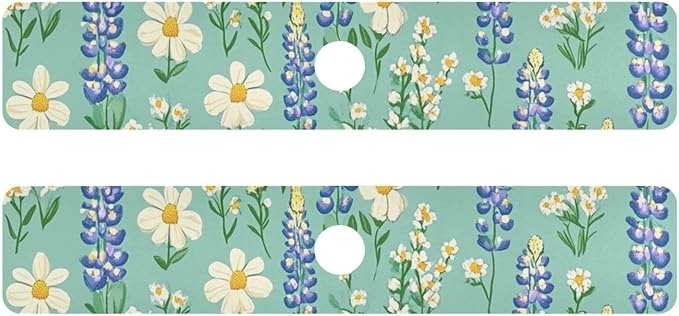 Kitchen Sink Splash Guard 2 PCS 30 Inch Sink Faucet Mat Splash Guard