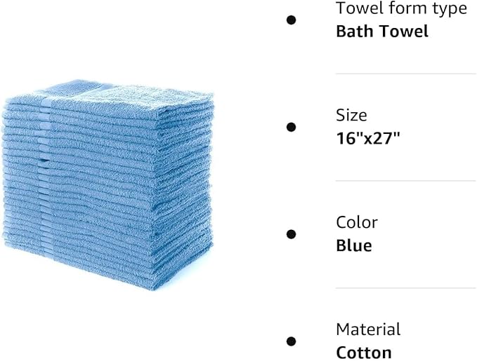 Simpli-Magic Cotton Hand Towels 16"x27" – Soft Towels
