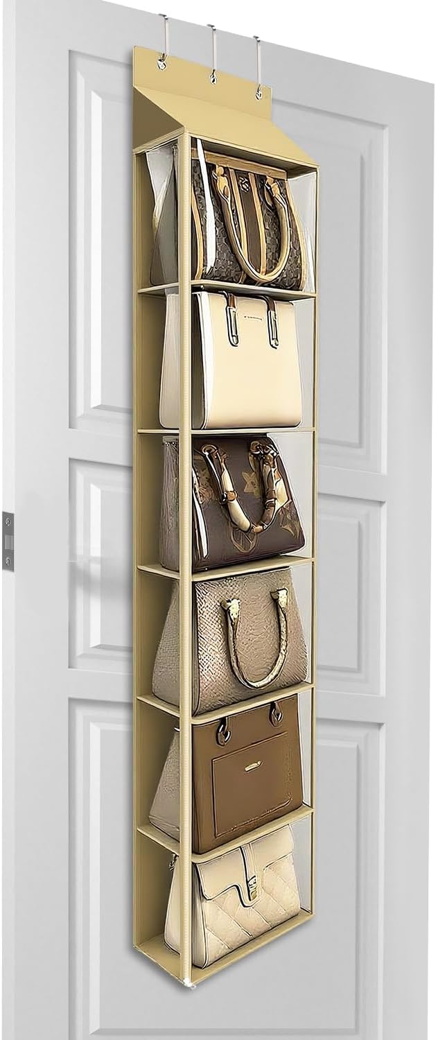 Lirex Over The Door Purse Organizer & Purse Shelf