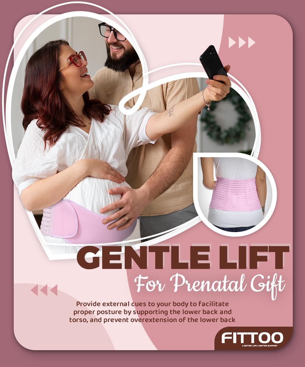 FITTOO Maternity Support Belt Pregnancy Abdomen Belly Back Bump Brace Strap S-XXL Available