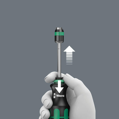 Wera 05051024001 Kraftform Compact Imperial Screwdriver Bit Set KK 25, Silver