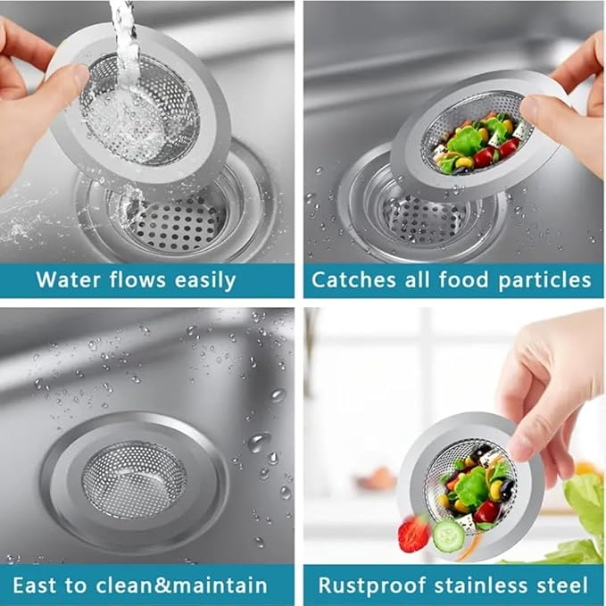2 Pack Sink Strainer Sets