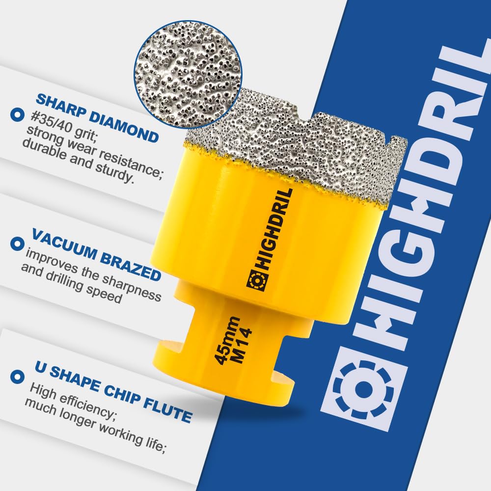 HIGHDRIL 3" 75mm Circular Saw Blade Set 4pcs and HIGHDRIL Diamond Hole Saw Kit