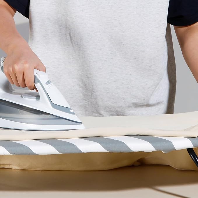 SheeChung 12.5 x 32 Inch Small Ironing Board Cover and Pad, Cotton Cover &