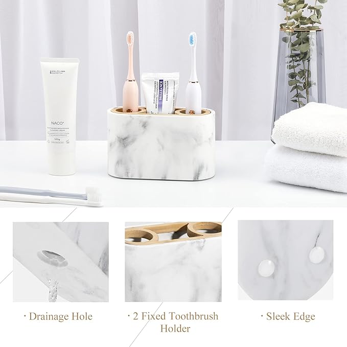 Shinowa Toothbrush Holder, Premium Toothbrush Organizer, Bathroom Storage