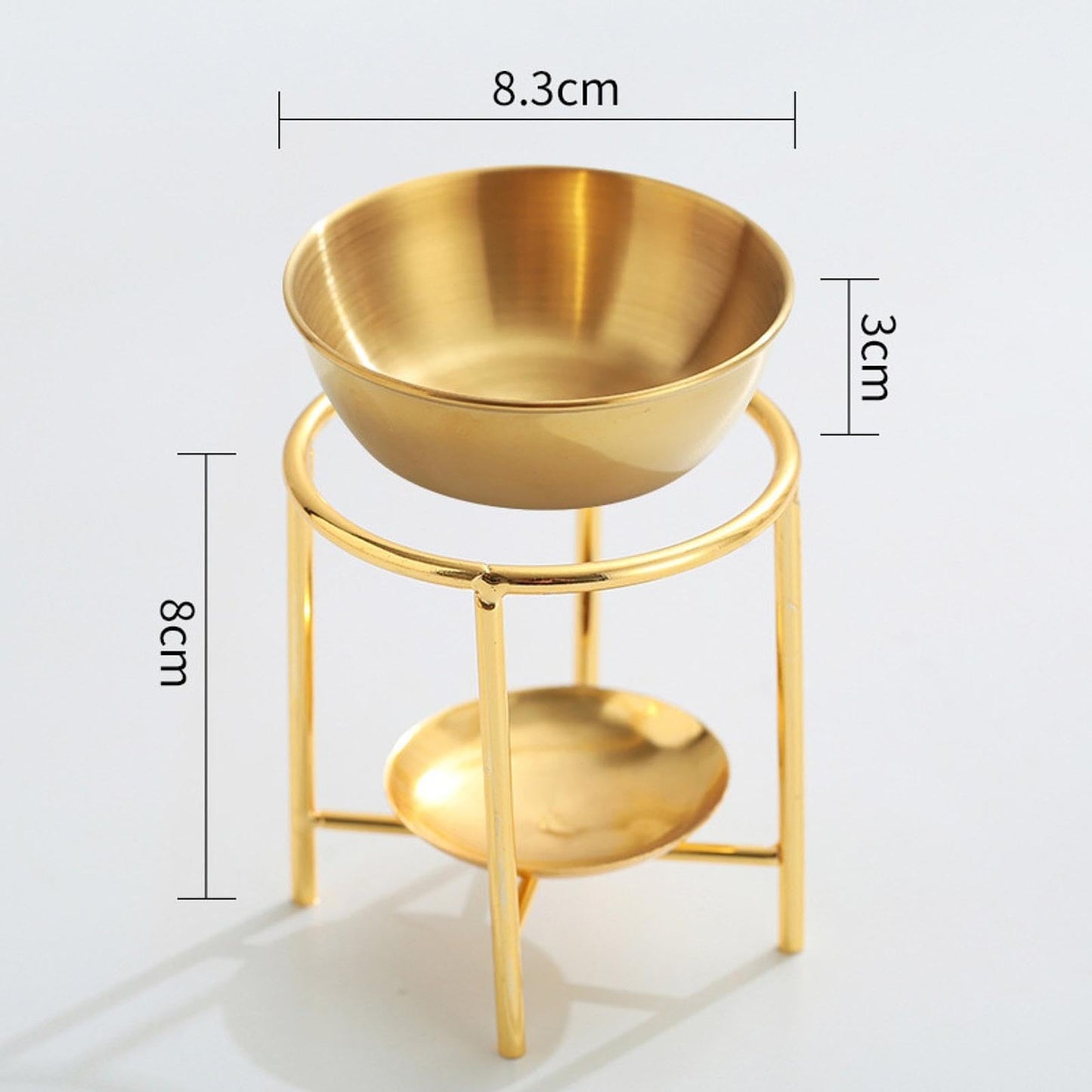Qianly Essential Oil Burner Tealight Candle Holder Essential Oil Warmer Waxes Melt Burner for Home
