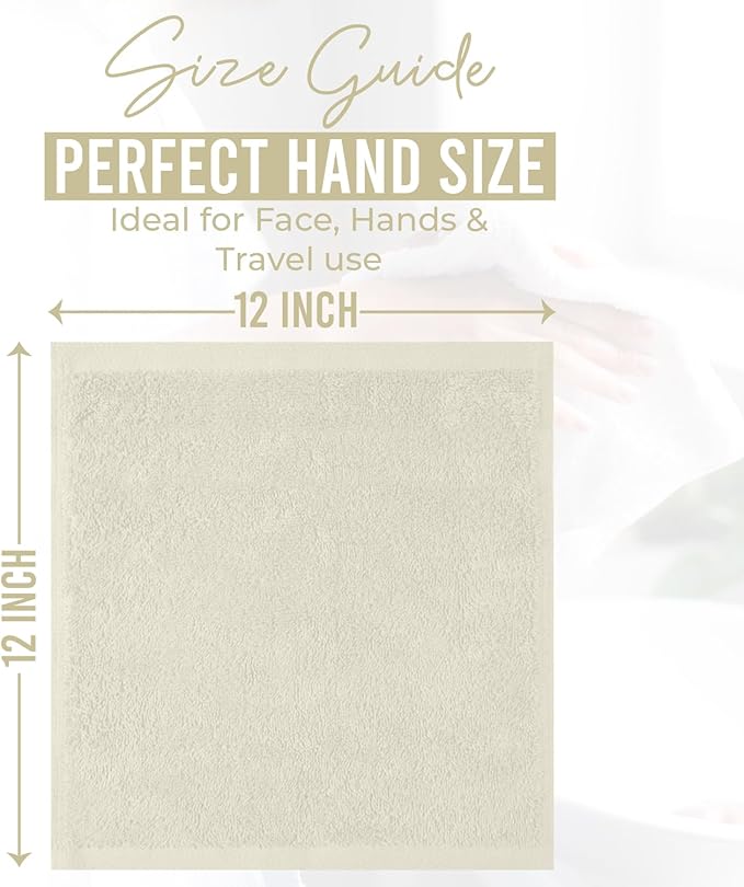 DAN RIVER 24 Pack Wash Cloths for Showering