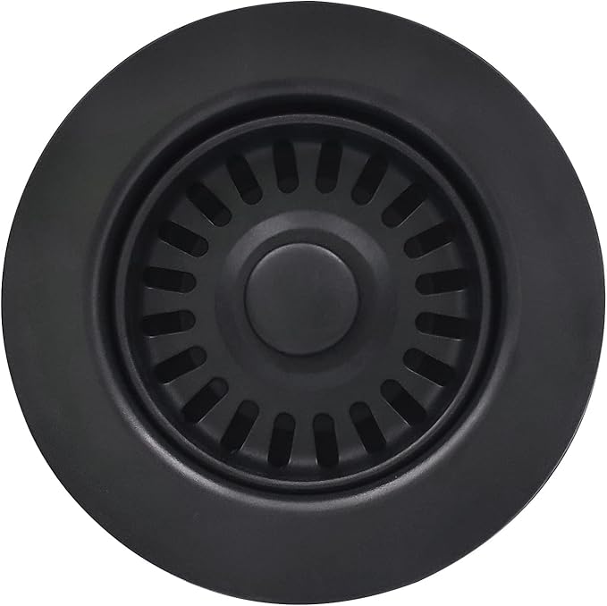 Black Polymer Drain Kitchen Sink Drain Assembly