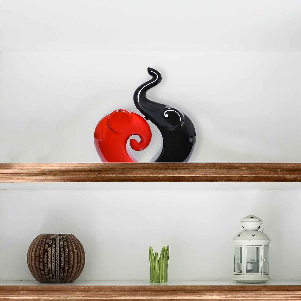 ECYC Originality Home Decoration Furnishing Animal Ornament Ceramics [ Elephant Lovers ]