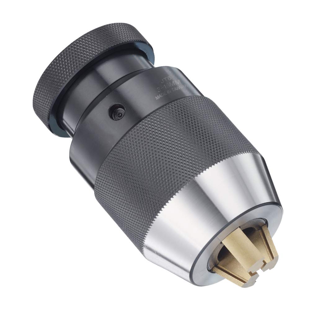 Chum Power 1/8"-5/8" Special Heavy Duty Keyless Drill Chuck, JT6 Mount, Titanium Jaws
