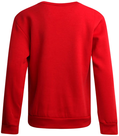 Quad Seven Boys Ugly Christmas Sweater - Soft Fleece Novelty Christmas Holiday Pullover Sweatshirt for Boys, Size 16-18, Red Gamer Christmas