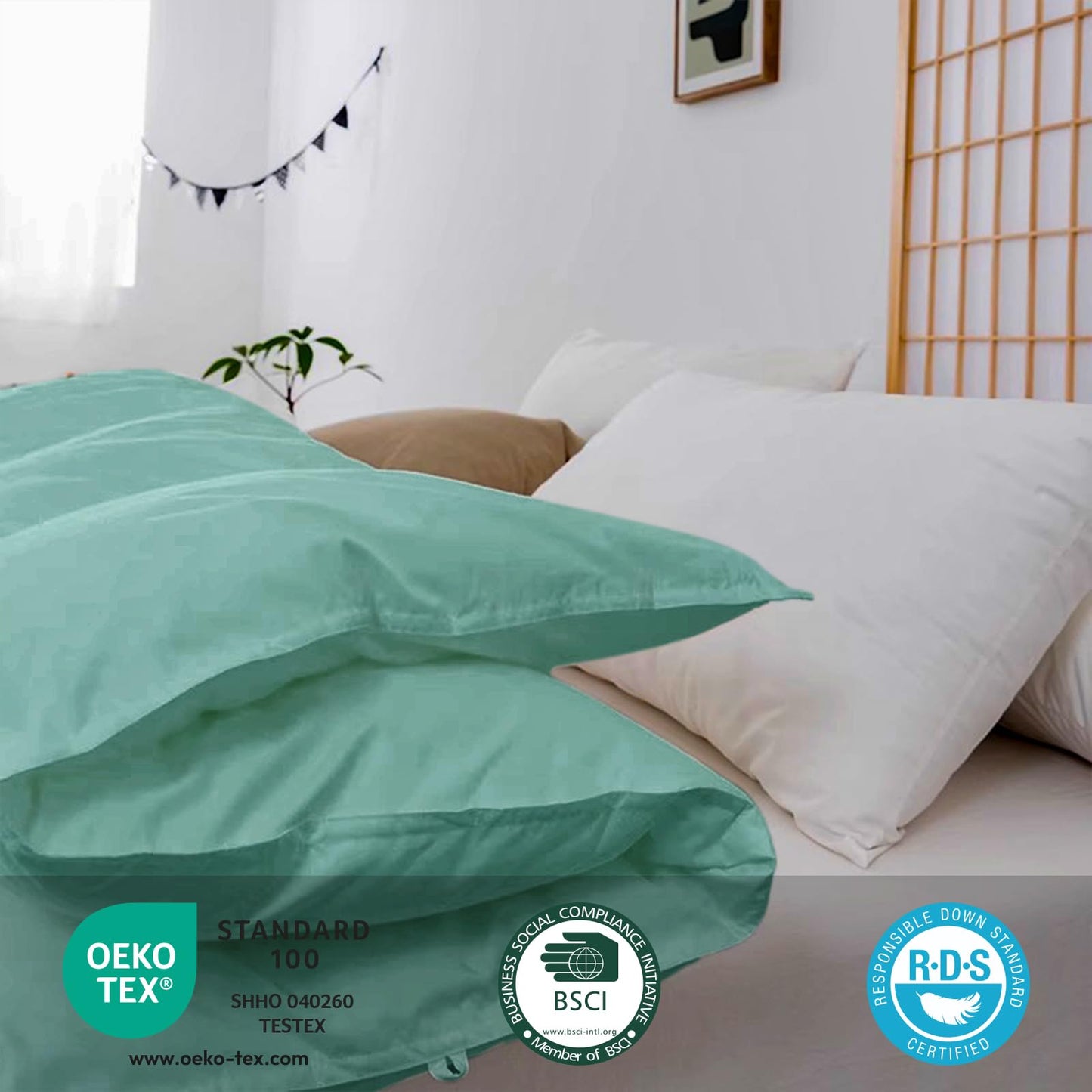 zzlamb Warm Baby Quilt Crib Comforter Small Duvet Insert, Toddler Down Comforter Kids Crib Down Throw Blanket, Lightweight Soft Brushed Noiseless Shell Down Proof Machine Washable, Aqua 41x48in