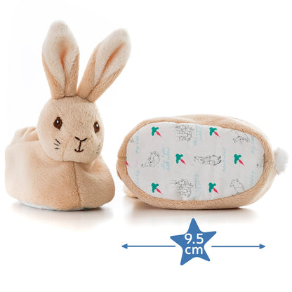Official Peter Rabbit Baby Booties - Newborn Crib Shoes for Boys and Girls - Unisex Baby Slippers by Rainbow Designs
