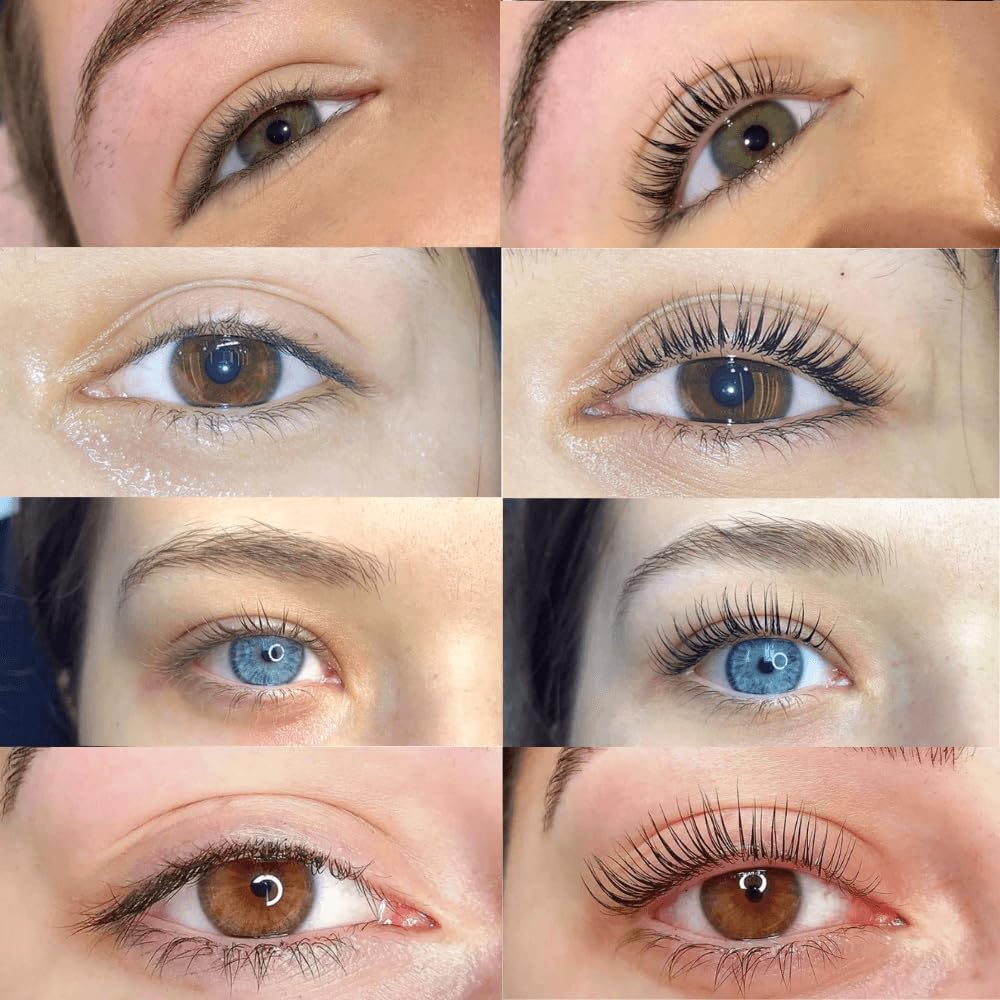 Luxe Cosmetics - Lash Lift Kit - Complete Set for Eyelash Lifting - New Pro Version - Easy to Apply and Long Lasting Finish - Professional Results up to 8 Weeks from Home- Includes 3 Applications