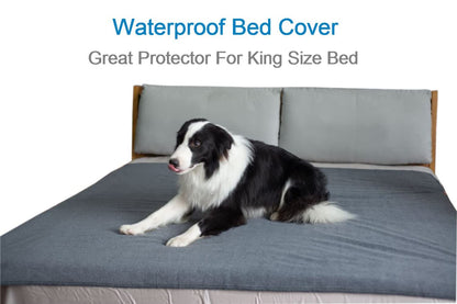 Peepeego Non-Slip Dog Pads Extra Large 72" x 72", Washable Puppy Pads with Fast Absorbent, Reusable, Waterproof for Training, Whelping, Housebreaking, Incontinence, for Playpen