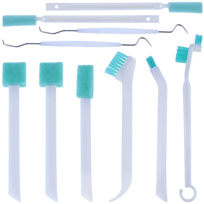 Small Cleaning Brush Set for Household, Car Vent Detailing Cleaning Stick, Humidifier Groove Bottle Gap Cleaning Tool, Crack Crevice Cleaner for Door Window Track Faucet Croner Hard Tight Spaces