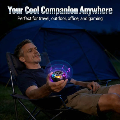 Starphen Speaker with Fidget Spinner , 2026 New Bluetooth 6.0 Fidget Toys for Adults Men, Metal Spinning Speaker with HD Sound, Unique Anxiety Relief Gadgets Gifts for Men