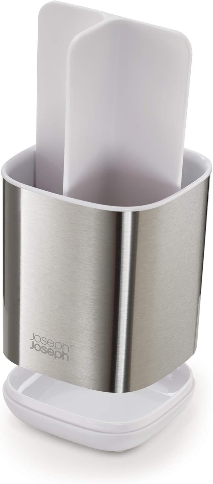 Joseph Joseph EasyStore Stainless-Steel Toothbrush Holder Bathroom Storage