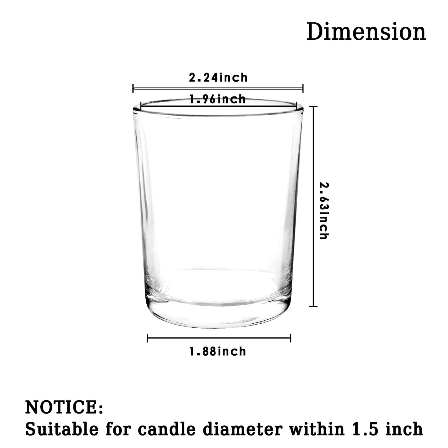 Comrzor Set of 36 Clear Tealight Candle Holders, Glass Votive Candle Holders Bulk, Floating Candle Holder for Table Centerpieces, Wedding Propose Party Home Decor