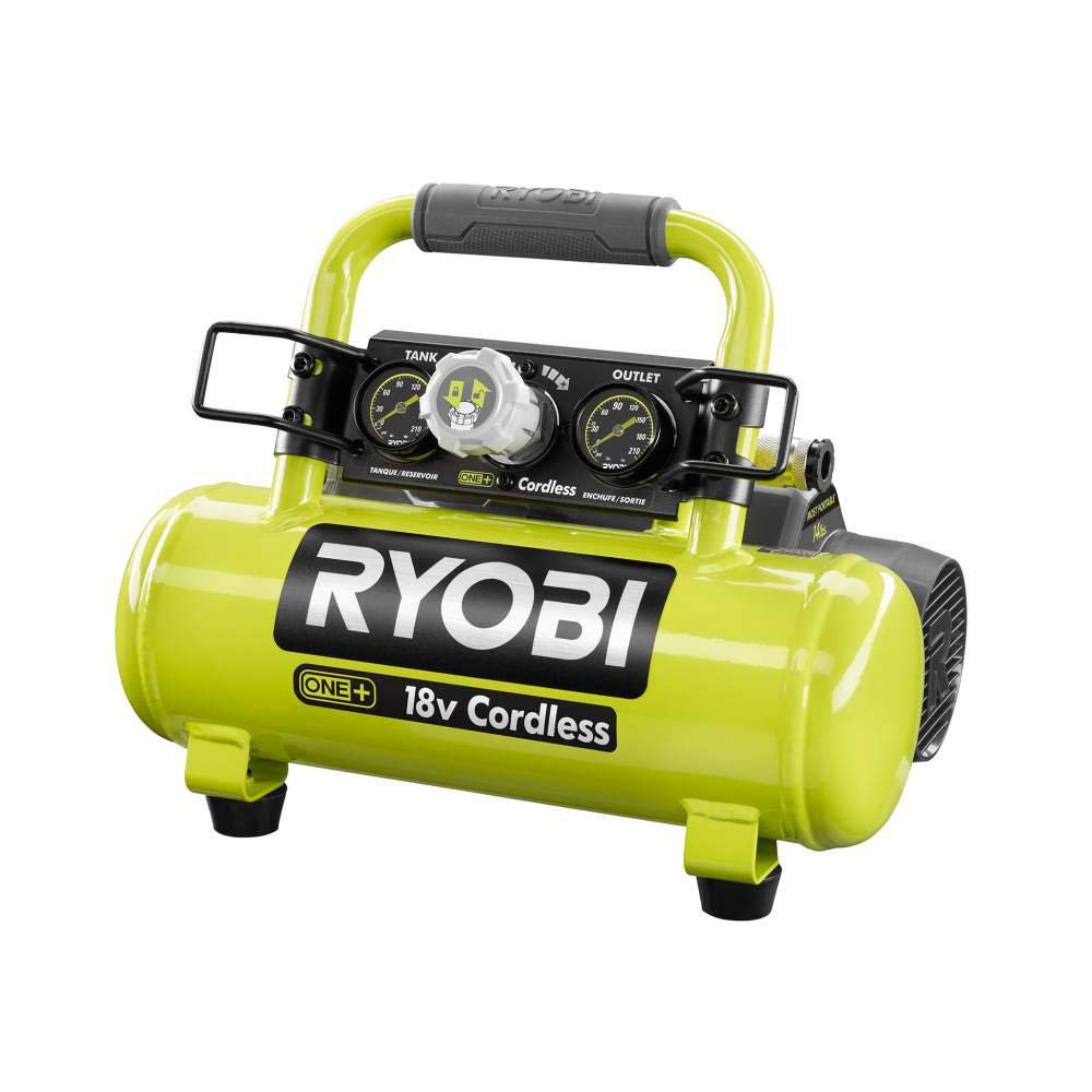 ONEAND 1 GAL. 120 PSI Portable 18V Horizontal AIR Compressor 0.5 CFM at 90 PSI