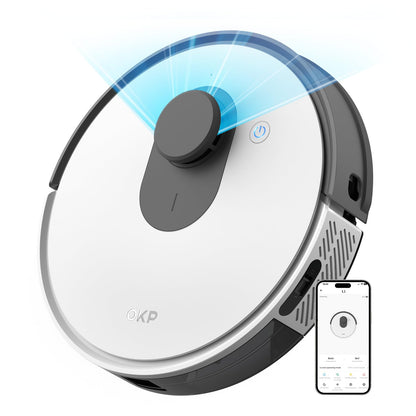 OKP Life K2 Robot Vacuum Cleaner 1800 mAh, Blue