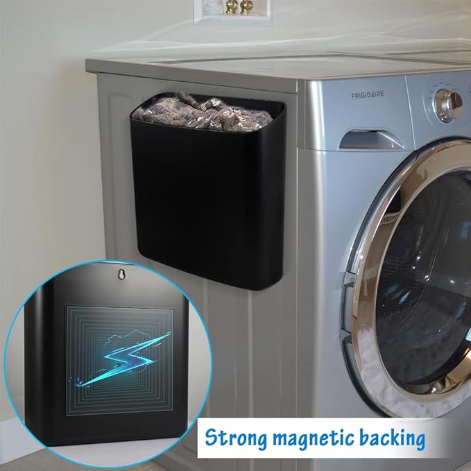 Picowe Magnetic Laundry Storage, Large Lint Holder Bin