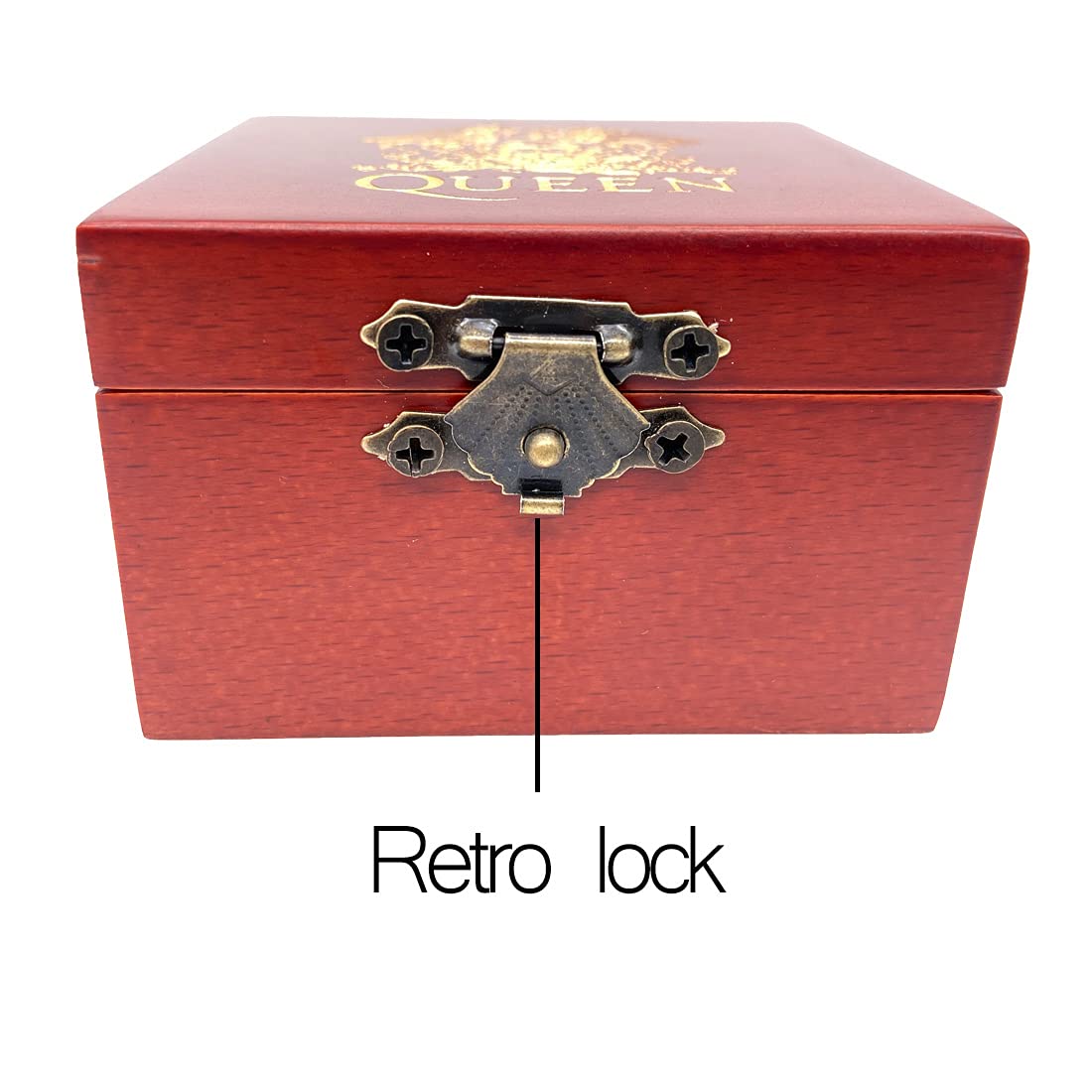 Youtang Halloween Christmas Music box Carved Wood Musical Box Wind Up Mechanism Colockwork Gift for Christmas,Birthday,Valentine's Day (Tune:This is Halloween, gold)