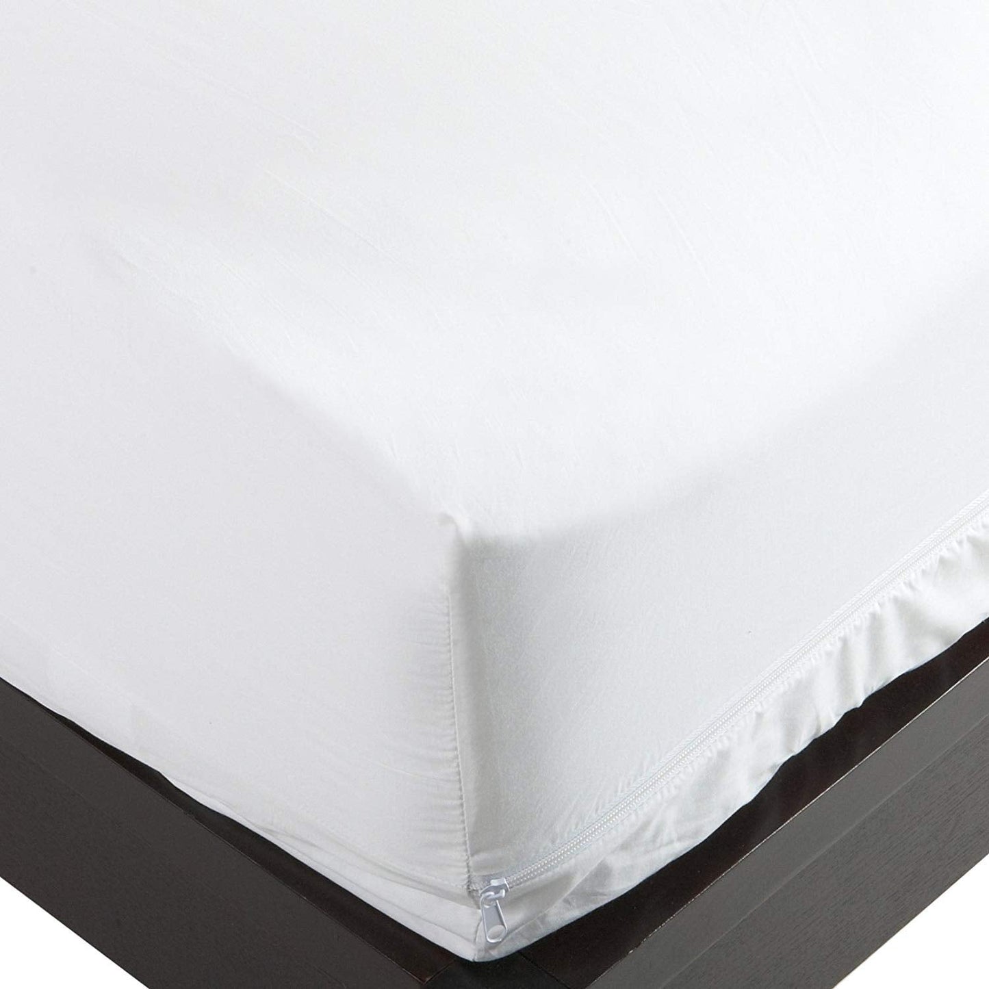 National Allergy Bedding Set Bundle - 100% Cotton Hypoallergenic Pillow Protectors (King Size - 2 Pack) & Mattress Encasement (King Size, 12-Inch Deep)