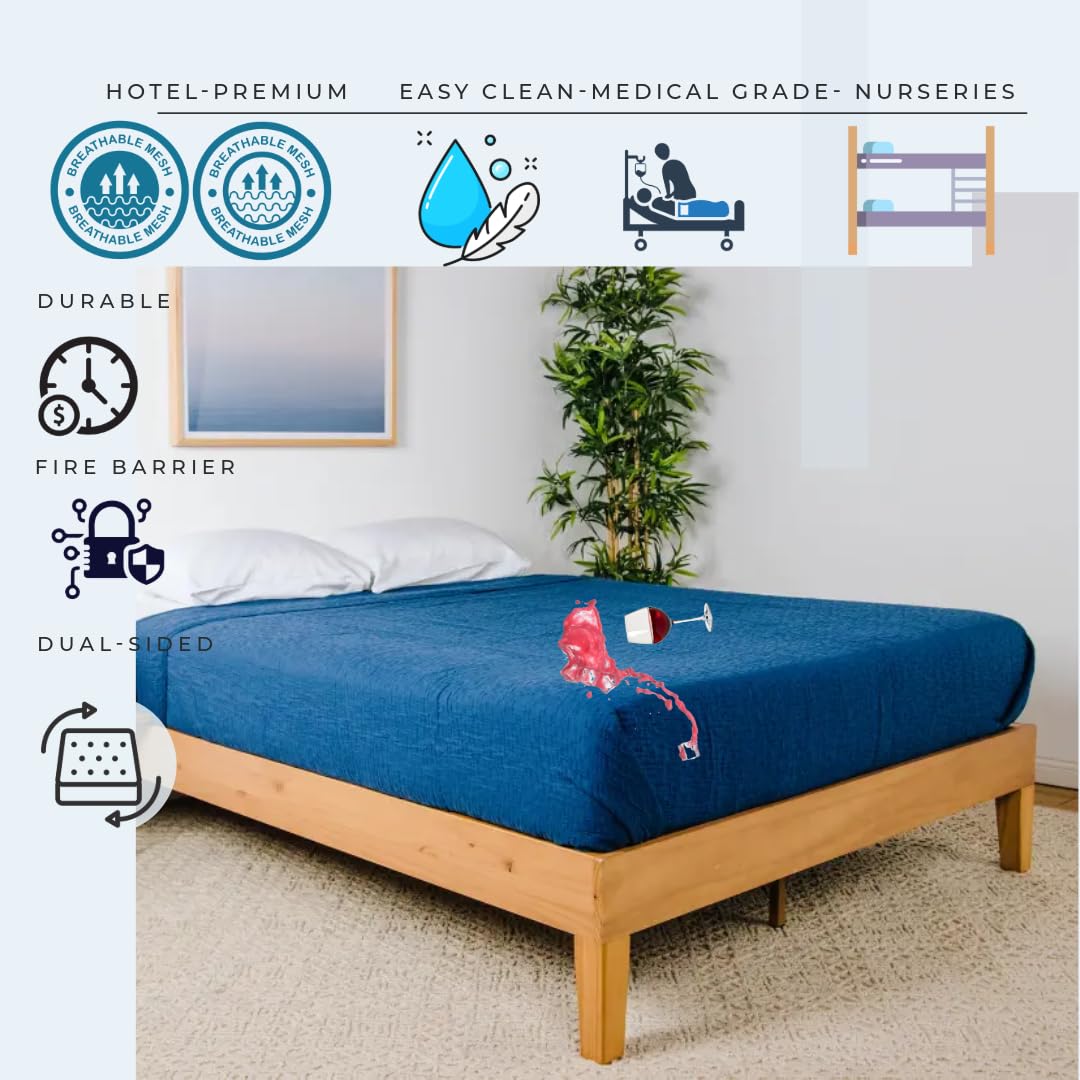 Mielmoon 10" Waterproof Mattress No-Springs Foam Bed Plush-Barrier,Clean&Body,Supportive Spinal,Outdoors-Medical Mattress-Bedwetting (10", Full)