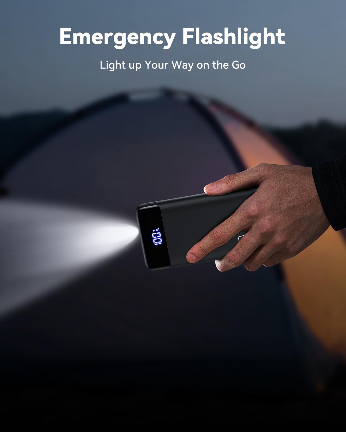 INIU Portable Charger, Smallest 22.5W 20000mAh USB C in & Out Power Bank Fast Charging, PD 3.0+QC 4.0 LED Display Phone Battery Pack Compatible with iPhone 17 16 15 14 Pro Samsung S24 Google iPad etc