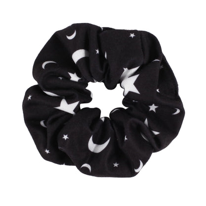 Halloween Hair Scrunchies BOO Spooky Pumpkin Fall Scrunchies Skull Ghosts Bat Star Moon Candy Spider Web Skeleton Hair Ties for Women Girls Elastics Scrunchy Halloween Gifts Accessories 12 PCS