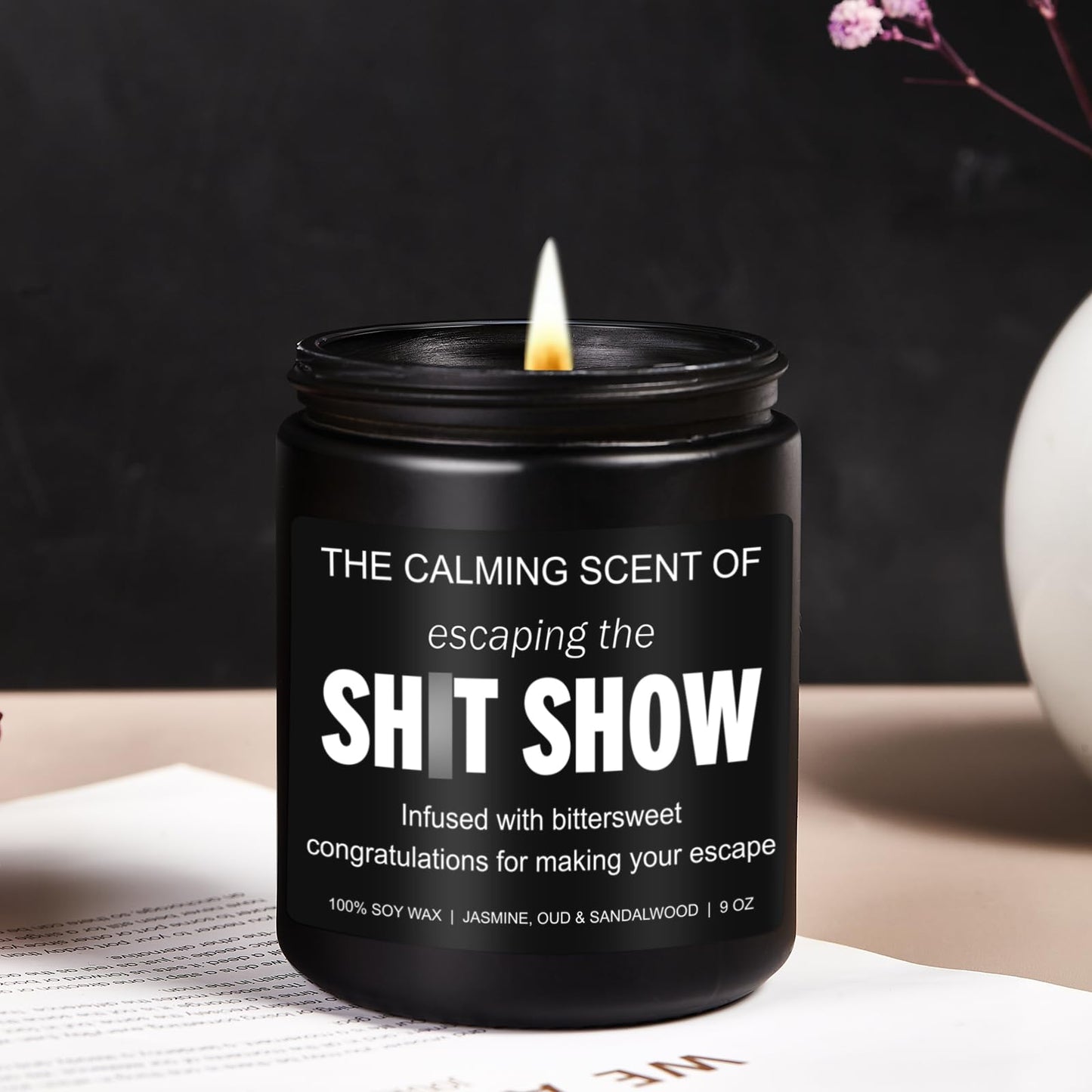 Younift Sarcastic Candles, Going Away, Goodbye, Farewell Gifts for Coworkers - Retirement, Coworker Leaving Gifts for Women, Men - Leaving Job, Moving Away Presents for Friends, Boss, Work Bestie