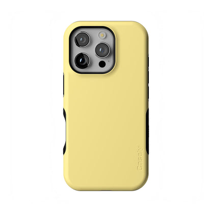 Casely iPhone 16 Pro Case | Fit Check | Neutral Checkerboard | Compatible with MagSafe | Bold Protective Design
