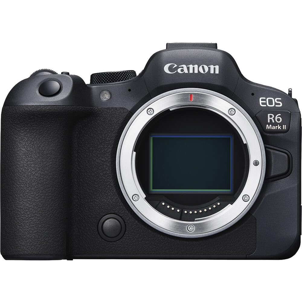 Canon EOS R6 Mark II Full Frame Mirrorless Camera Body with RF 24-105mm F4 L is USM Lens 5666C011 Bundle with Deco Gear Camera Bag + Microphone + Monopod + Photography Pro Ebook & Accessories Kit