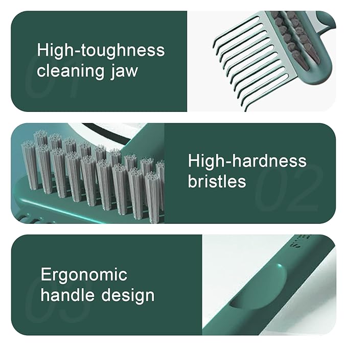 RHOS 2-in-1 Hair Brush Cleaner and Remover Tool