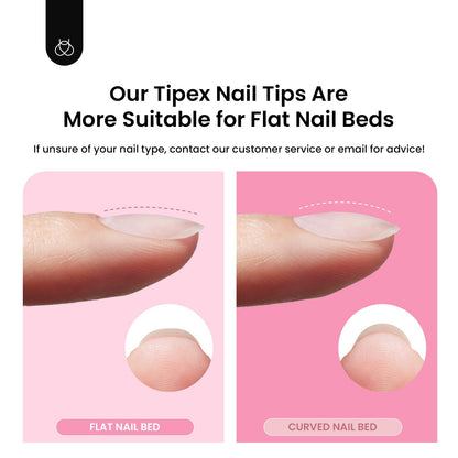 Beetles Tipex Instant Apex Nail Tips Kit Halloween Nails, Stiletto Long, 224pcs 16 Sizes, with Tipex UV Nail Glue Mini Nail Lamp,Pre-Building Pre-Etched Strong Thicker Acrylic Nail Tips Set