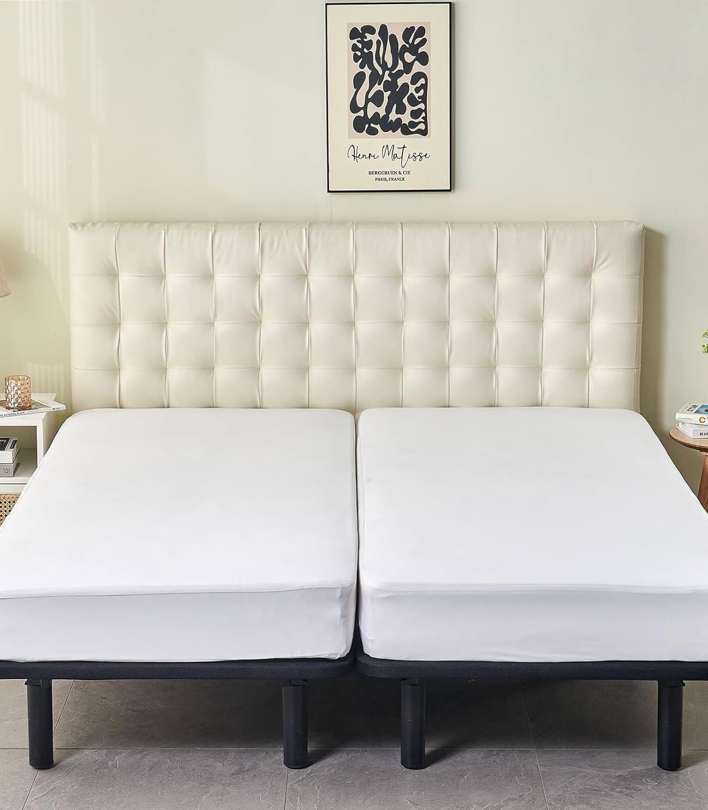 Waterproof Mattress Protector 2 Pack Twin XL 39"x80", Ptsuker Zippered Mattress Cover Hypoallergenic Noiseless, Blocks Out Dirt Dust and Moisture