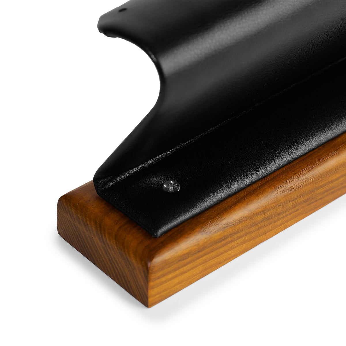 Woodten Solid Wood Jewelry Earrings Display Stand Small Jewelry Display for Long Earrings(Black)