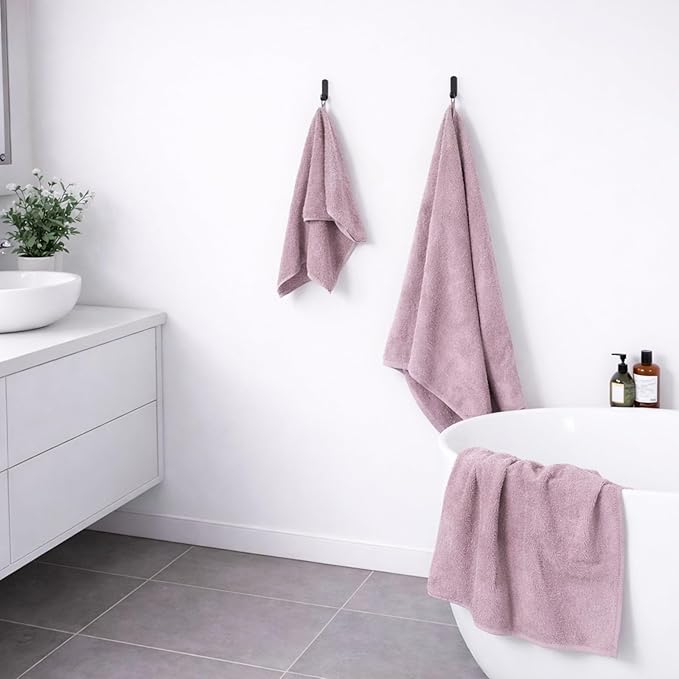 SEMAXE 12-Piece Family Bathroom Towel Set