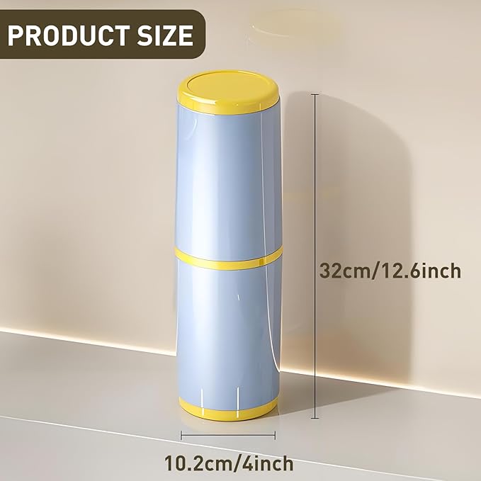 Toothbrush Cup with Cover – Leak-Proof Seal, Large Capacity