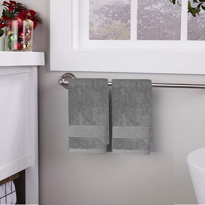 Lchkrep Cotton Hand Towels 2 Pack, Salon Thick Bath Hand Towel, Gym Towel 14" x