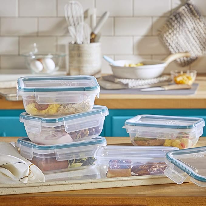 Snapware Plastic Total Solutions Food Storage Containers Set, Airtight &